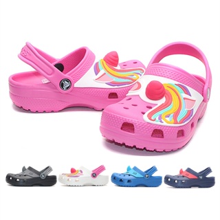 รองเท้าแตะ crocs ของแท้ สําหรับเด็กผู้ชาย และเด็กผู้หญิง พร้อมส่ง [204536]