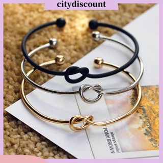 &lt;citydiscount&gt;  กำไลข้อมือผู้หญิง Knot ปรับได้