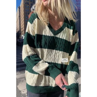 (8)preorder brandy melville nikki cotton striped sweater