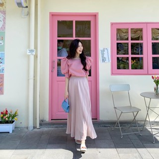 Kimmame - กระโปรง Freesia Pleated Skirt 2 สี