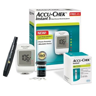 Accu-Check ตรวจน้ำตาลทันที/ตรวจเบาหวาน - Instant S Glucometer