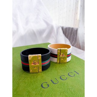 #พร้อมส่ง  ข้อมือหนัง Gucci งานเรียบหรูมินิมอลอีกแล้ววว