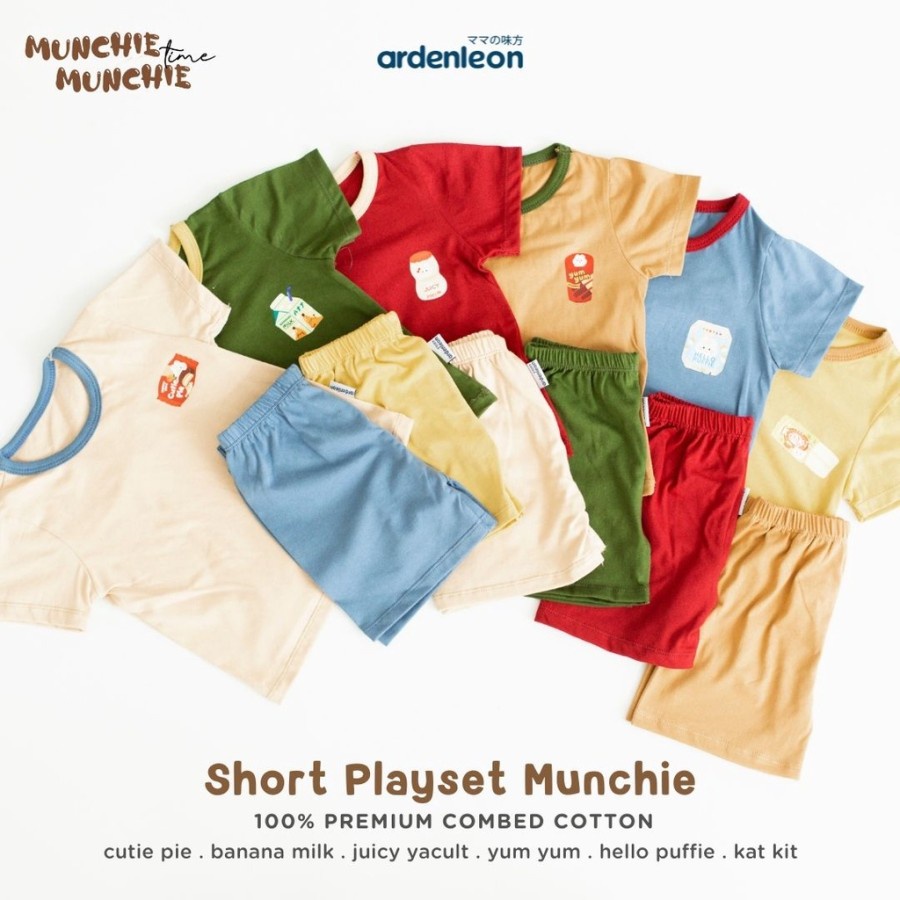 Ardenleon Kids Munchie Short Playset ชุดเด็กทารก