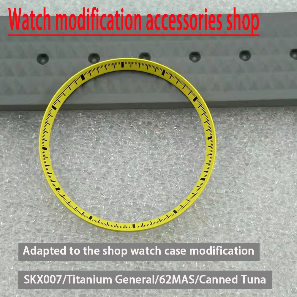 เหมาะสำหรับใส่นาฬิกากรณีรุ่น SKX 007 / 62 MAS /ไทเทเนียมทั่วไป/ทูน่าสามารถแหวนเงาด้านในสำหรับอุปกรณ์