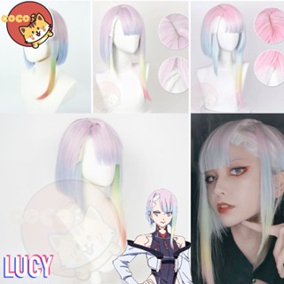 Misscoo วิกผมคอสเพลย์ อนิเมะ Cyberpunk Edgerunners Lucy หลากสีสัน