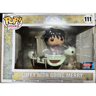 Funko One Piece Luffy with Going Merry Ship Pop! Rides (2022 Fall Convention) NYCC เรือ โกอิ้งแมรี่ มือหนึ่ง ของแท้ 100%