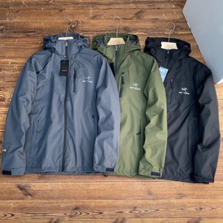 Arcteryx เสื้อแจ็กเก็ต เสื้อกันลม มีฮู้ด น้ําหนักเบา สําหรับผู้ชาย