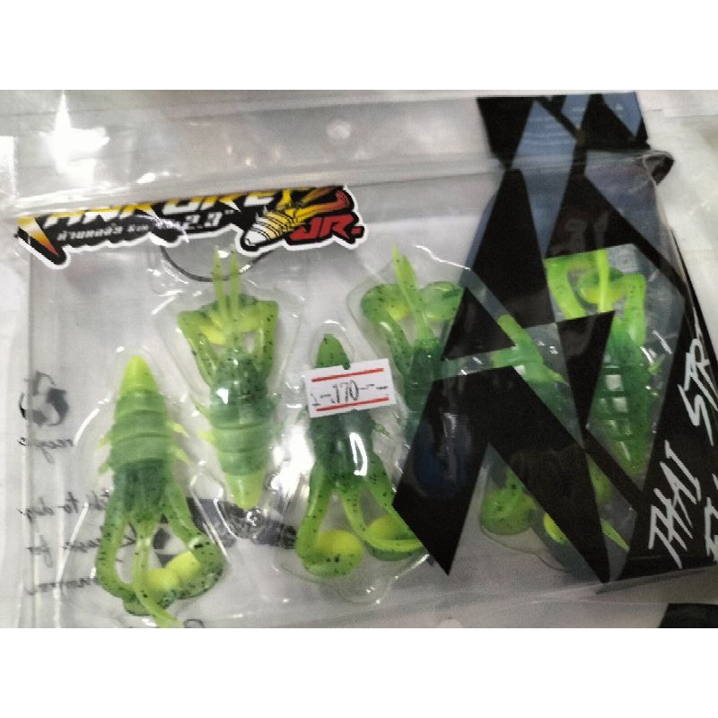 เหยื่อปลอม ก้านคอ KANKORE มีขนาด2.3นิ้วขนาด3.5นิัว - รูปที่ 3