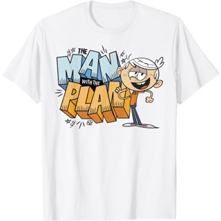 Adult T-Shirt The Loud House Lincoln Loud The Man With The Plan T-Shirt