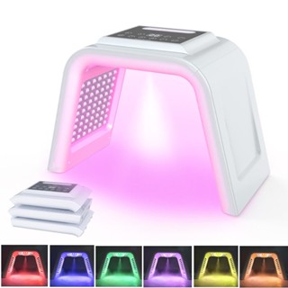 Beauty Skin Care Facial Mask With LED Light Lamp Panel Nano Mist Whitening Skin PDT 7 Colors Red LED Face Light Therapy