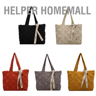 Helper Homemall กระเป๋าสะพายไหล่ กระเป๋าเมสเซนเจอร์ มีซิป ความจุขนาดใหญ่ เรียบง่าย สําหรับผู้หญิง นักเรียน