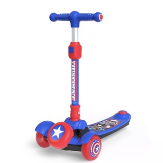 Captain America 3D Foldable Twist Scooter กัปตันอเมริกา 3D สกู๊ตเตอร์ Mesuca