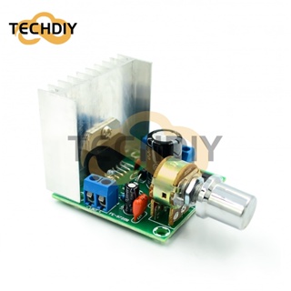 Tda7297 บอร์ดโมดูลขยายเสียงดิจิทัล ช่องคู่ 15W+15W DIY