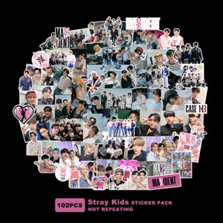 STRAYKIDS ALBUM MAXlDENT Sticker STRAY KIDS MANIAC《2ND World Tour》&amp; NoEasy Christmas EveL Phone Luggage Tag Diy Stickers