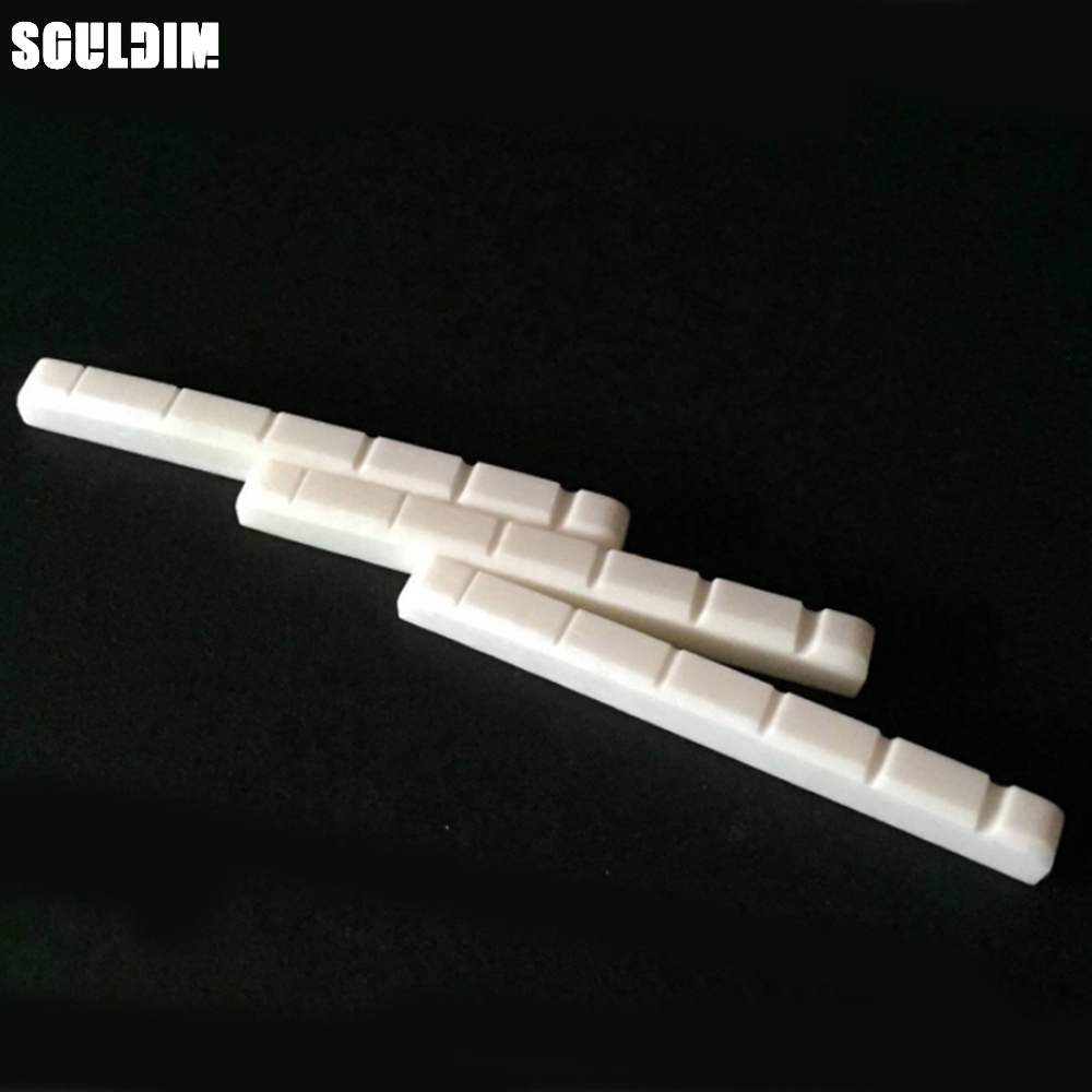 กีตาร์ 42 มม./43 มม.สะพานกระดูก Nut สําหรับ 6 สาย ST TL กีตาร์ไฟฟ้า Guitarra อุปกรณ์เสริม