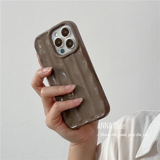 เคสโทรศัพท์มือถือ แบบนิ่ม ลายลาเต้ สามมิติ สําหรับ Apple Iphone 14pro 12 13promax 11