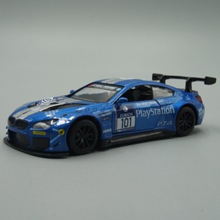 โมเดลรถยนต์ ซูเปอร์คาร์ 1:43 รุ่น BMW M6 GT3 พร้อมฟิกเกอร์ ขนาดเล็ก ของเล่นสําหรับเด็ก