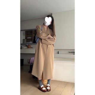 cpjgirlxx | พร้อมส่ง Roman Over Coat - FW22 โค้ทตัวยาว ทรงเบลเซอร์ กระดุมคู่