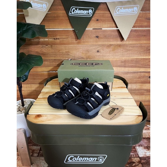 ❌sold out ❌ keen รองเท้าเด็ก รุ่น Kids NEWPORT H2 (BLACK/KEEN YELLOW)