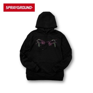 เสื้อกันหนาวแขนยาว มีฮู้ด พิมพ์ลาย Sprayground ทรงหลวม แบบสร้างสรรค์ แฟชั่นฤดูใบไม้ผลิ และฤดูใบไม้ร่วง สําหรับผู้ชาย และผู้หญิง