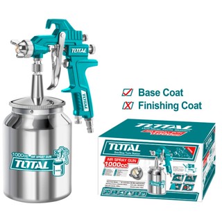 Total กาพ่นสีแบบดูด ขนาด 1.8 mm 1000 cc. รุ่น TAT11005 ( Air Spray Gun )