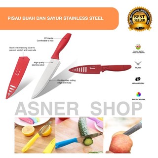 Pisau Sayur Buah ( 1 pcs ) potong Dapur Knife Kupas motong sayuran Stainless steel