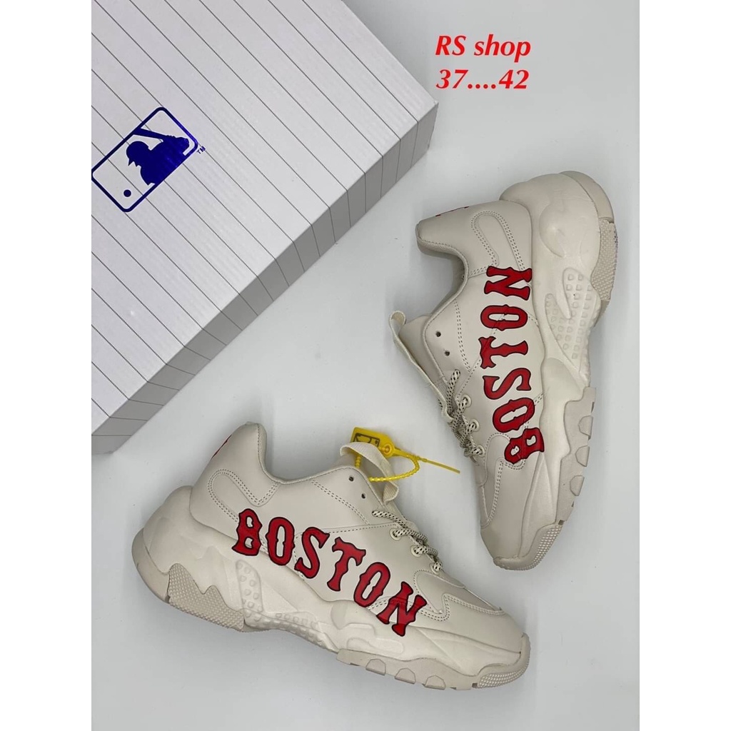 รองเท้าผู้หญิงMLB Boston รองเท้าผ้าใบผู้หญิงแฟชั่นสไตล์เกาหลีHOT🔥 ลดราคาพิเศษ!! ✅รับประกันสินค้าตรงปกแท้100%
