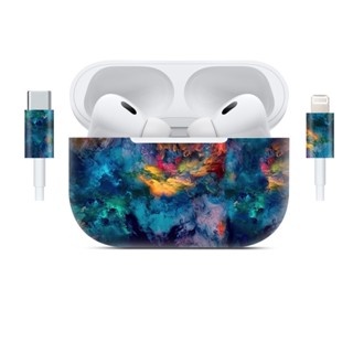 สติกเกอร์ฟิล์มนีบูลา หลากสี สําหรับติดตกแต่งหน้าจอ AirPods Pro 2 3M 2nd Generation