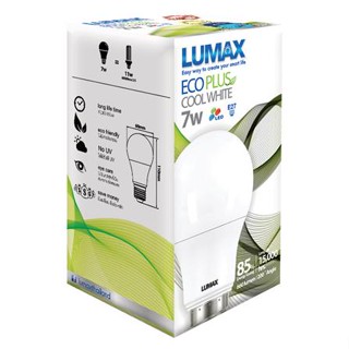 หลอด LED LUMAX A60 ECO PLUS 7 วัตต์ E27 COOLWHITE