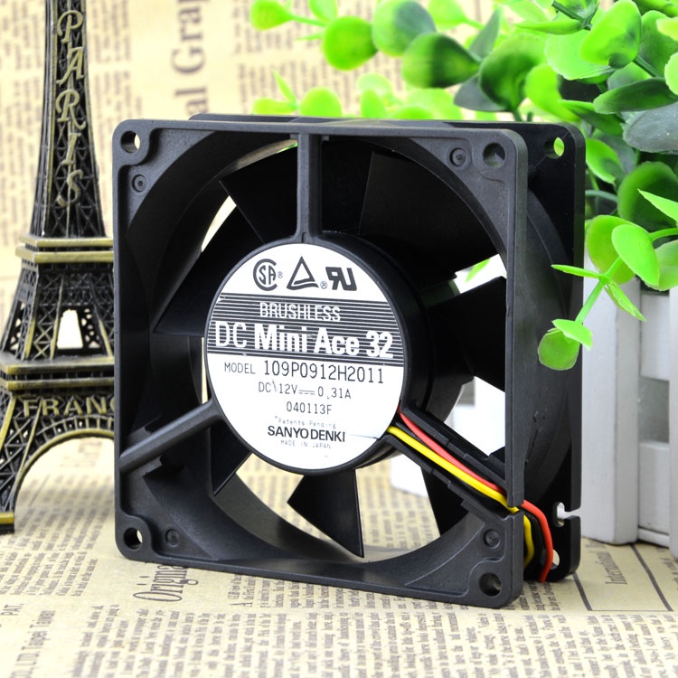 SZ 109P0912H2011 9032 9CM 12V 0.31A พัดลม