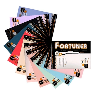กระดาษ A4 การ์ดหอม Fortuner 180 แกรม 50แผ่น พื้นเรียบ