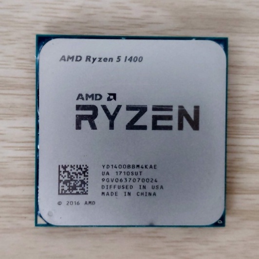 CPU AMD RYZEN 5 1400 3.2 GHz. มือสอง