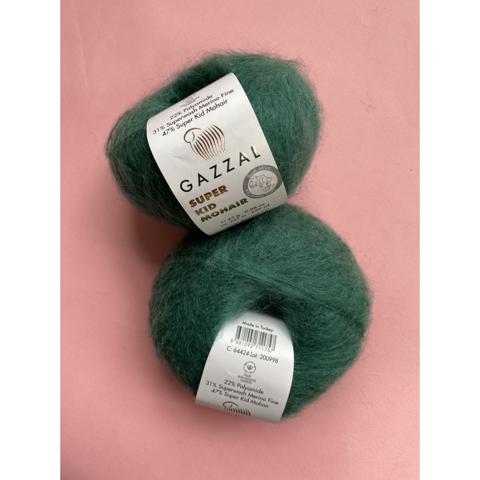 Super Kid Mohair ขนสัตว์นําเข้าจาก Gazzal ถักและแขวนเสื้อและกระโปรง