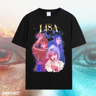 เสื้อยีด KAOS LISA - KPOP TSHIRTSเสื้อยืดผู้ชายผู้หญิง