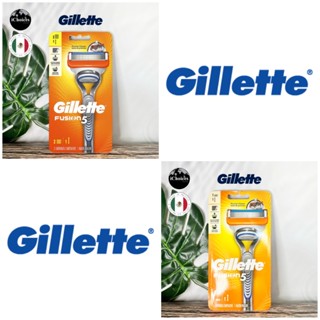 [Gillette] Fusion5™ ชุดมีดโกน ยิลเลตต์ ฟิวชั่นไฟ้ว์  5 ใบมีดลดแรงเสียดทาน 1 ด้าม + 1 ใบมีด, 2 ใบมีด