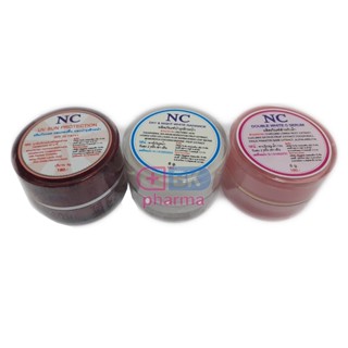 ครีม NC ครีมบำรุงผิวหน้า 6g. NC organic product ครีม เอ็น.ซี. ครีมสำหรับผิวหมองคล้ำ ผิวที่มี ฝ้า กระ จุดด่างดำ 1 กระปุก