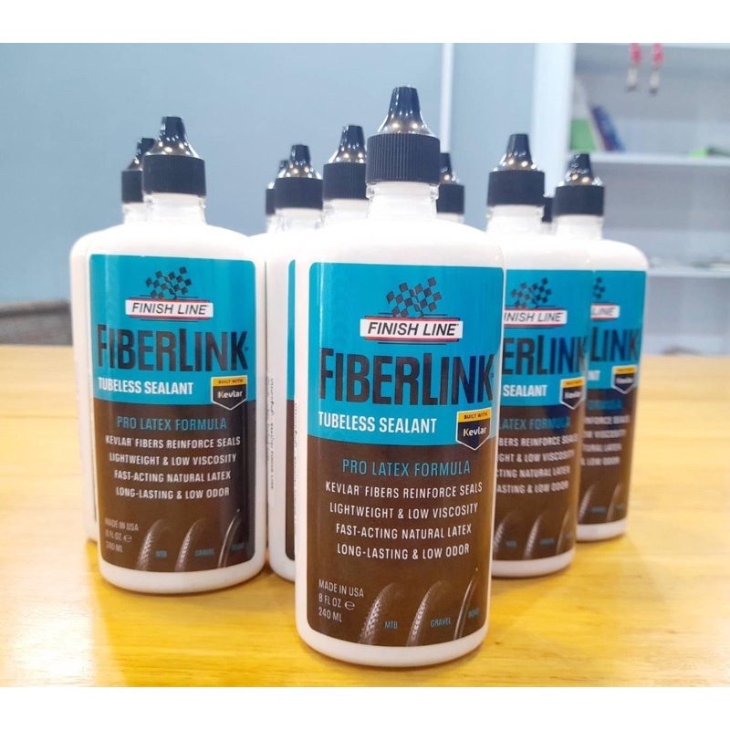 น้ำยาTubeless Finishline Fiberlink Tubeless Sealant ขนาด 8Oz (240ml.)