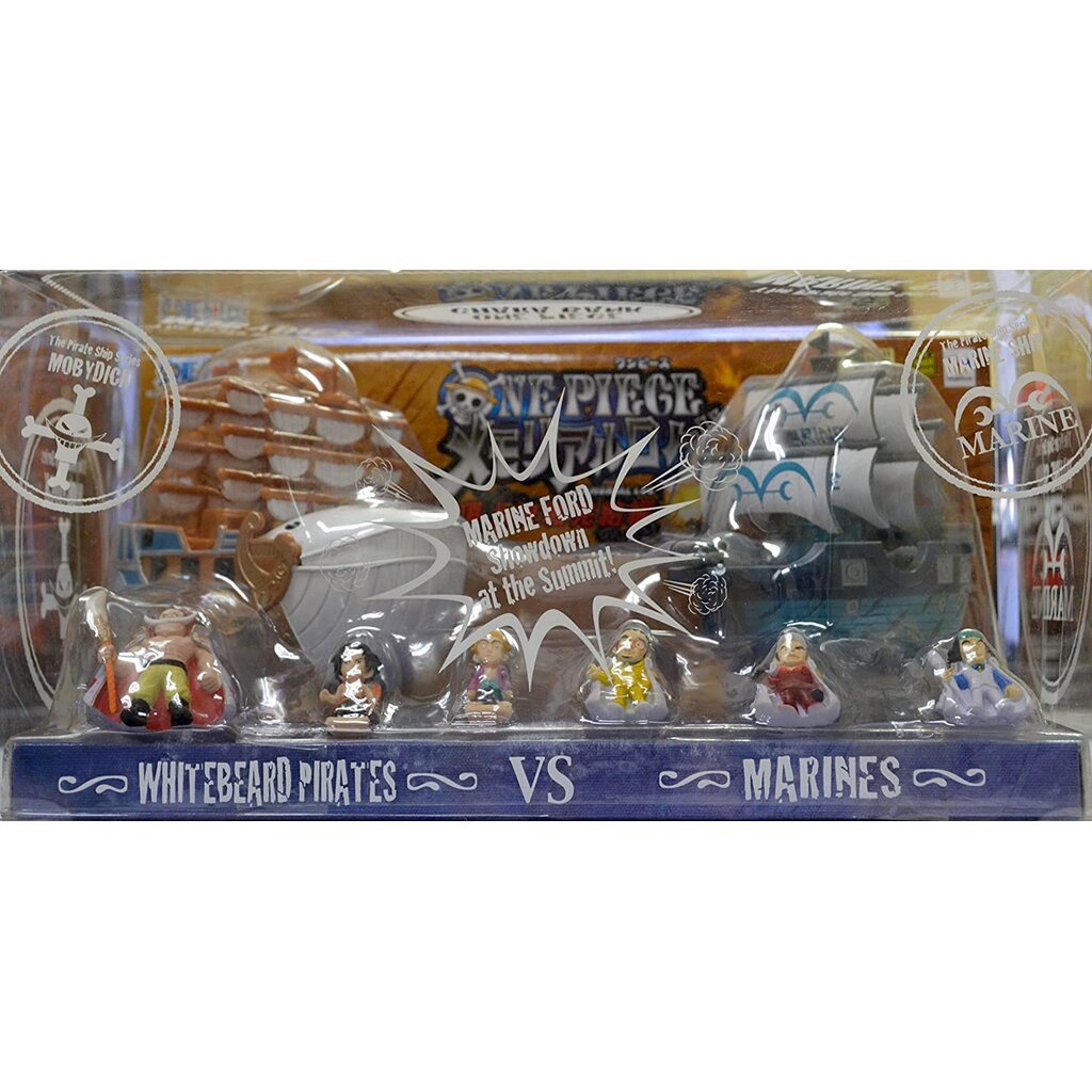 Whitebeard Pirates VS Marines ของแท้ JP แมวทอง - Chara Bank Megahouse [โมเดลวันพีช] (6 ตัว + เรือ 2 