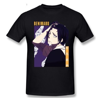 เสื้อยืดเท่ วินเทจ Benimaru Shinmon อาวุธอํานาจย้อนยุคการ์ตูนเสื้อยืดผ้าฝ้าย Crewed แขนสั้นเสื้อที่กําหนดเองเสื้อผ้าถนน