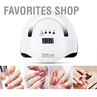 Favorites Shop UV Nail Lamp Smart Manicure Strong Power Phototherapy Machine Portable Salon Curing