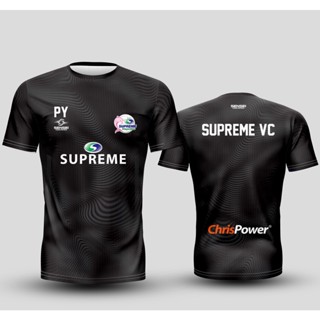 🌈โค้ดSENSEIOMGลด15%🌈เสื้อแขนสั้นพิมพ์ลาย(หน้า-หลัง) SUPREME VC2