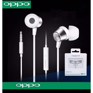 หูฟังออปโป้ หูฟังoppo อินเอียร์ หูจุ๊บ หูนิ่ม ช่องเสียบ 3.5mm A93 A92 A31 A12 F11 F9 F7 F5 A5S A3S A83 A59 A57 A37 F1S