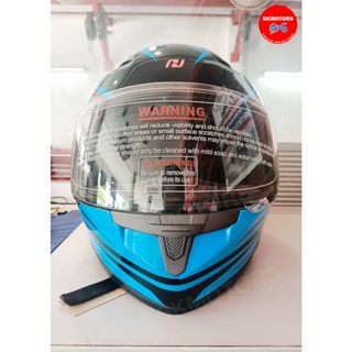 หมวกกันน็อคเต็มใบ MATRIX สีฟ้าส้ม HONDA H2C HELMET แท้100% SIZE L,XL รหัส APSTDHGFF2LZE,APSTDHGFF2XLZE