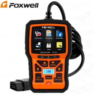 FOXWELL NT301 Enhanced Obd2 Scanner Car Scanner Car Diagnosis Odb2 Car Diagnostic Tool OBDII Car Diagnostic Scanner ECU Scanner Automotive Scanner Auto Scanner Check Engine Scanner Obd2 Gauge Obd Meter PK Launch Scanner Ancel Thinkcar Konnwei Scanner