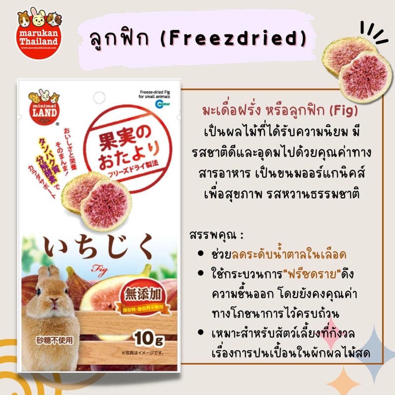 Marukan มารุคัง ลูกฟิก ฟรีซดราย 10g นำเข้าจากญี่ปุ่น ML143 ราคา ถูกที่สุด ดีลบีเคเค แกลเลอรีภาพที่ 4