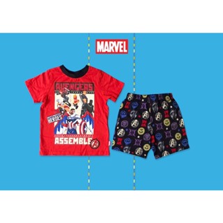 ✅[3-6Y] Disney Store Avengers T-Shirt And Shorts Set ชุดเสื้อ และกางเกง มาร์เวล แอดเวนเจอร์