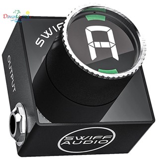 Swiff Audio C10 จูนเนอร์จูนเนอร์ หน้าจอ HD LED ขนาดมินิ สามารถปรับได้ สําหรับกีตาร์ เบส A4 Range Value 430-449Hz