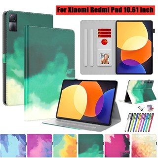 เคสหนัง ฝาพับ กันกระแทก พร้อมช่องใส่บัตร สําหรับ Xiaomi Redmi Pad 10.61 นิ้ว