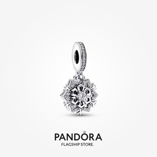 Pandora จี้เกล็ดหิมะ ของขวัญวันเกิด สําหรับสุภาพสตรี p615