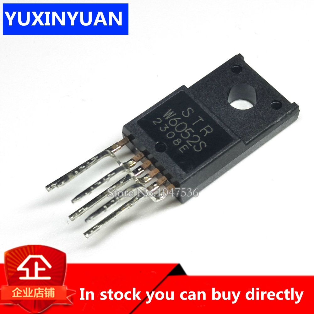 5ชิ้น/ล็อตSTRW6052S TO220F-6 W6052S TO-220F STRW6052 STR-W6052S W6052 TO-220 ใหม่